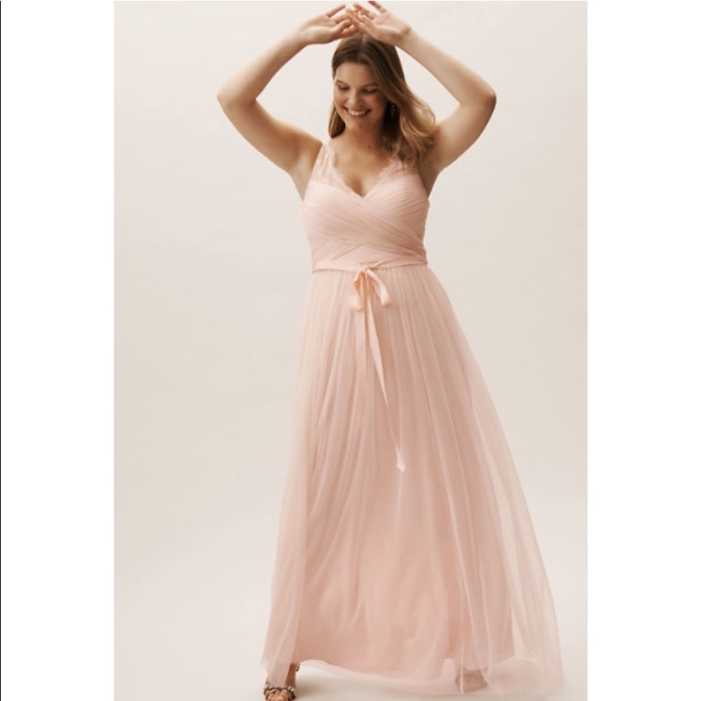 BHLDN “Fleur” Blush bridesmaid dress Size 4